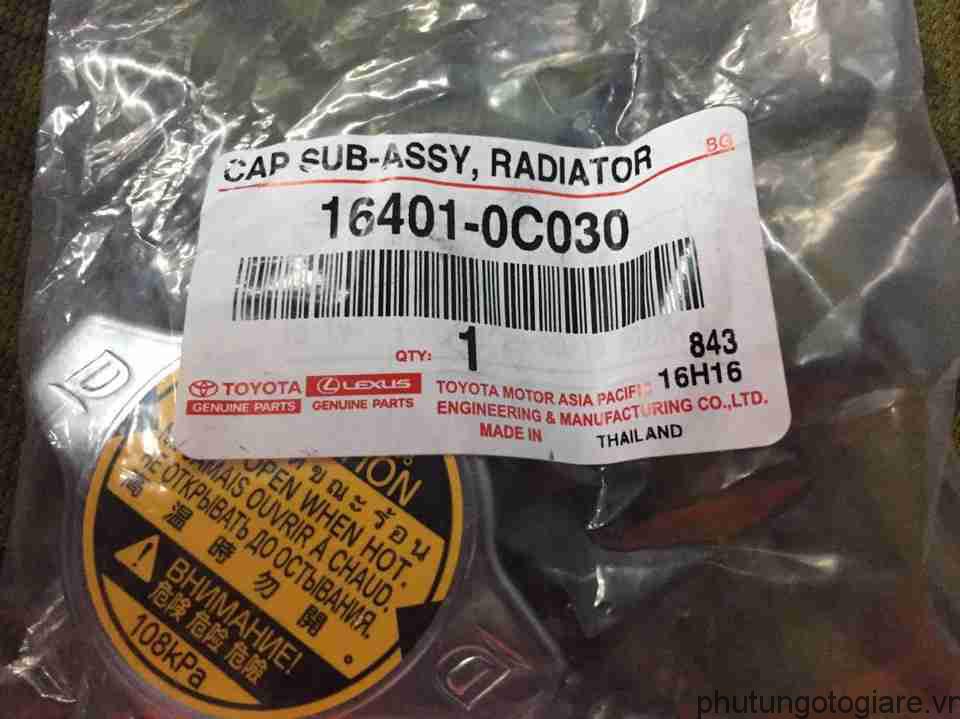 Nắp két nước Toyota Innova, Hilux, 4Runner