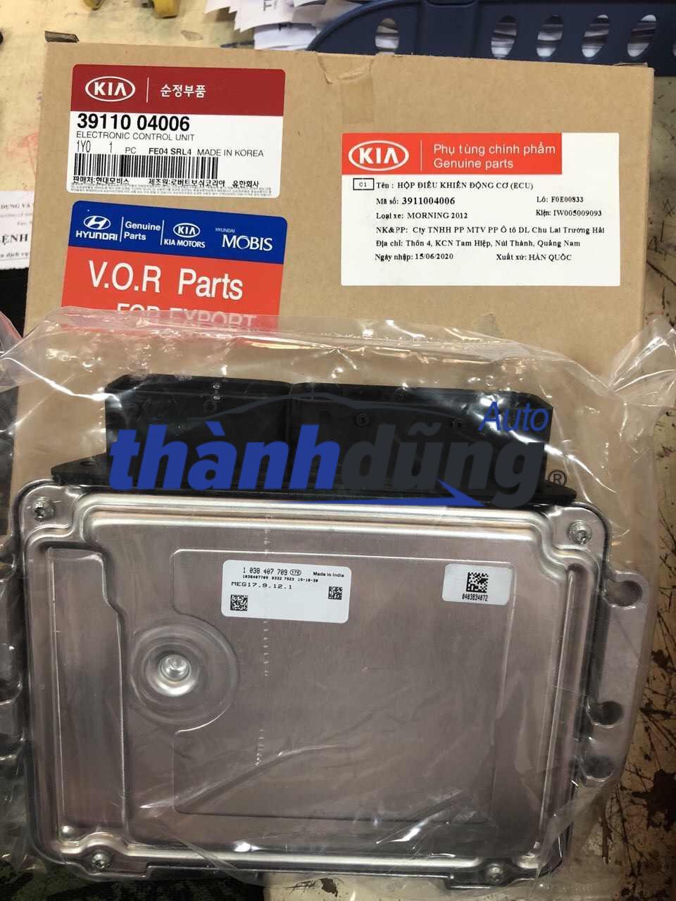 Hộp đen Ecu Kia Morning