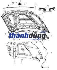 Alternative view of NẮP CAPO XE CHEVROLET AVEO 2008 | 96888444