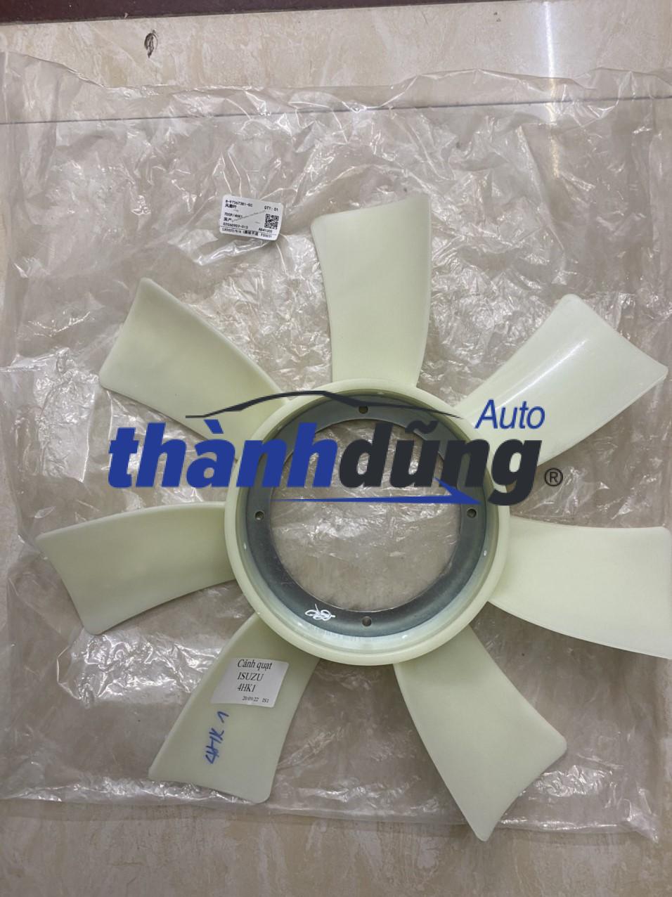 Cánh quạt gió két nước isuzu nqr550