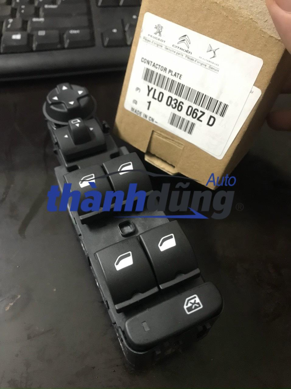 Công tắc nâng hạ kính tổng peugeot 4008