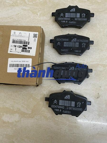 MÁ PHANH SAU PEUGEOT 3008 2018
