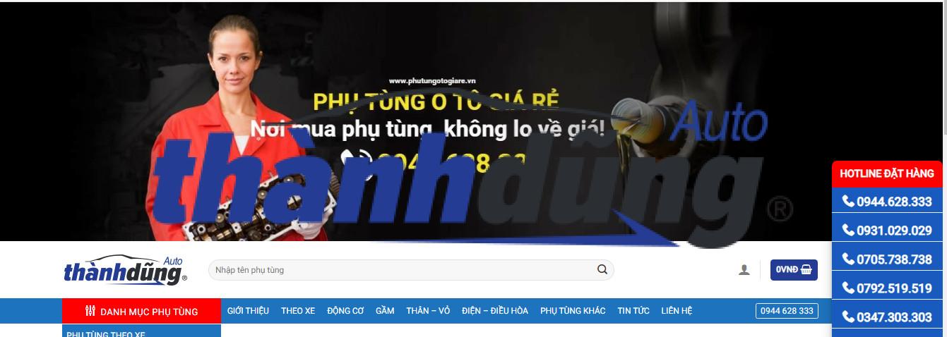 MUA PHỤ TÙNG Ô TÔ UY TÍN TẠI BẮC GIANG