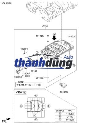 LỌC DẦU HỘP SỐ MAZDA CX9 2016-2023 | FZ0121500 - Ảnh 3