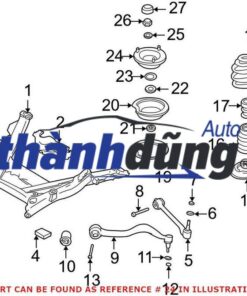 Alternative view of BÁT BÈO GIẢM XÓC TRƯỚC BMW 330I 2006-2012 | 31336760943
