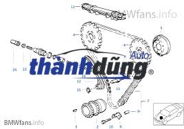 BÚA TĂNG XÍCH (SÊN) CAM KIA CEED | 2441023800 - Ảnh 3