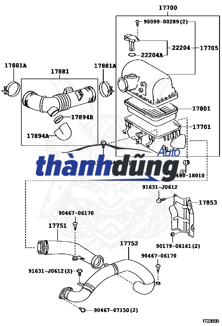 BẦU LỌC GIÓ (BÔ E) HYUNDAI HD78 | 281005H004 - Ảnh 6