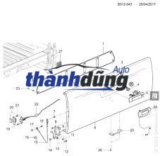 TAY MỞ CỬA THÙNG SAU XE CHEVROLET COLORADO | 84641755 - Ảnh 6