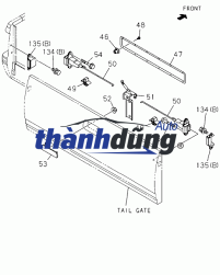 TAY MỞ CỬA THÙNG SAU XE CHEVROLET COLORADO | 84641755 - Ảnh 4
