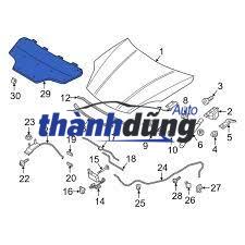 CHỐNG NÓNG NẮP CAPO FORD RANGER 2015 - Ảnh 4