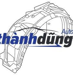 Alternative view of LÒNG DÈ CHẮN BÙN TRƯỚC PHẢI NISSAN LIVINA | 63870CJ000