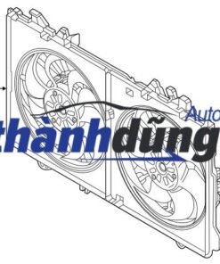 Alternative view of QUẠT KÉT NƯỚC XE VEAM 990KG | 18060601230