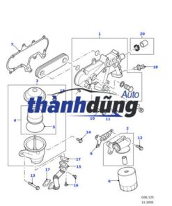 Alternative view of LỌC DẦU MINI COOPER 2011-2016 | MFC-E405