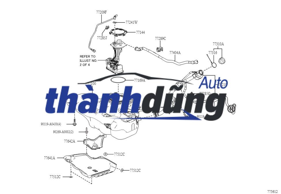 NẮP BÌNH XĂNG TRONG XE NISSAN MICRA - Ảnh 3