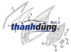 KÍNH CÁNH CỬA TRƯỚC PHẢI MERCEDES S450 | 2217200818 - Ảnh 4