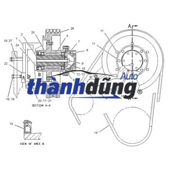 DÂY CUROA TỔNG HYUNDAI HD72 D4GA | 2521048012 - Ảnh 6