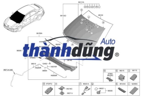 ỐP TAM GIÁC CHÂN KÍNH CHẮN GIÓ FORD RANGER - Ảnh 4