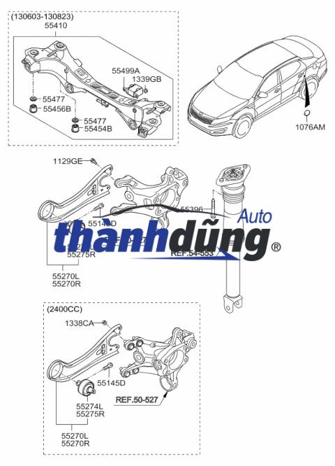 CAO SU CÀNG A TO HYUNDAI TUCSON 2010-2017 | 545844H000 - Ảnh 3
