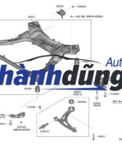 Alternative view of BẠC CAO SU CÀNG CHỮ A KIA SOLUTO 2019 |  54551H7000