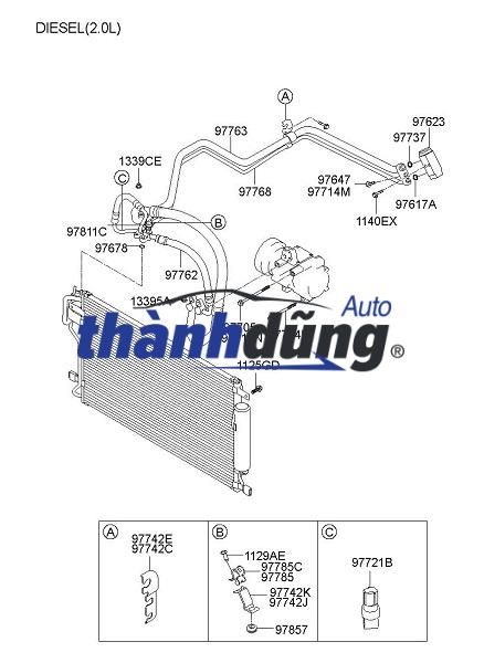 PHIN LỌC GA NISSAN TEANA 2009-2012 | 921311DJ0A - Ảnh 3
