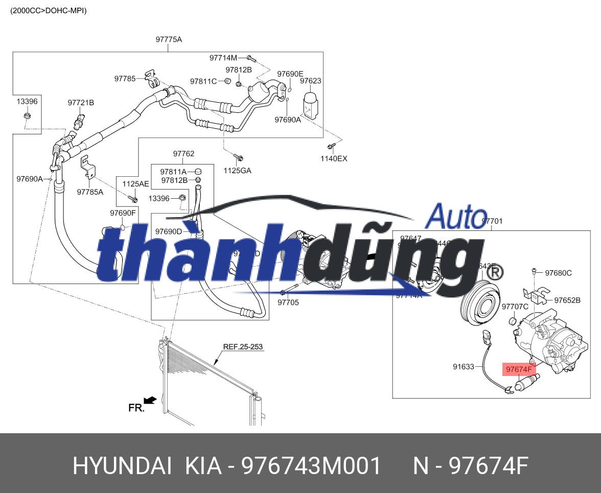 VAN ĐUÔI LỐC ĐIỀU HÒA XE MAZDA 3 2020 | BDGH61450V - Ảnh 2