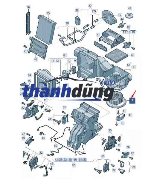 QUẠT GIÀN LẠNH HYUNDAI I10 2015 - Ảnh 3