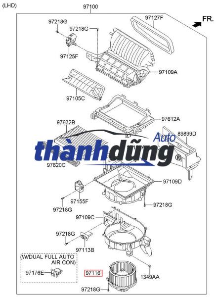 QUẠT DÀN LẠNH MAZDA CX5 2015-2023 | GME661B10 - Ảnh 4