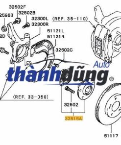 Alternative view of BẠC ĐẠN BÁNH SAU HONDA CIVIC 2009 | 42200SNAA52