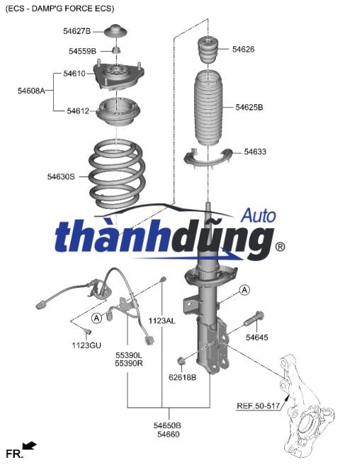 TĂM BÔNG PHUỘC NHÚN SAU TRÁI FORD MONDEO | 1S715K570AD - Ảnh 3