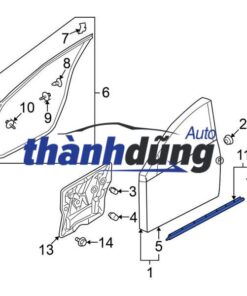 Alternative view of GIOĂNG CÁNH CỬA KIA K3000 2006-2012 | 821304E000