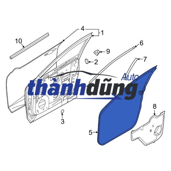 GIOĂNG BẢN LỀ CỬA HYUNDAI HD72 | 821505H003 - Ảnh 3
