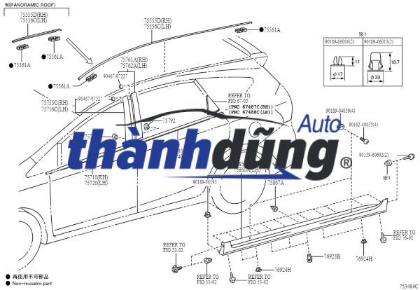 NẸP CHÂN KÍNH SAU PHẢI XE FORD RANGER | AB3Z2625554F - Ảnh 6