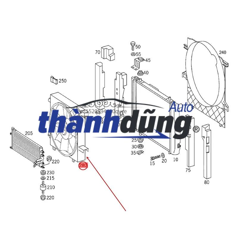 MÔ TƠ QUẠT KÉT NƯỚC HONDA CIVIC | 168000-8030 - Ảnh 5