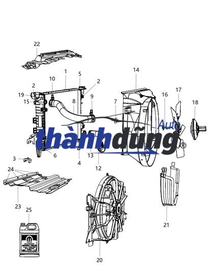 MÔ TƠ QUẠT KÉT NƯỚC HONDA CIVIC | 168000-8030 - Ảnh 4