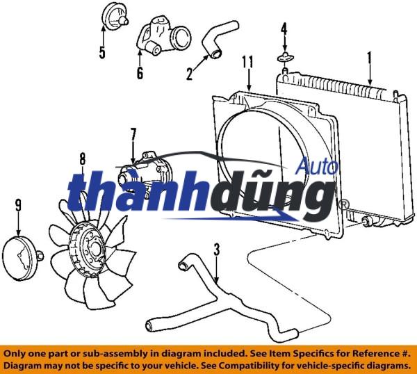 NẮP KÉT NƯỚC TOYOTA FORTUNER 2006-2015 | 164050C030 - Ảnh 5