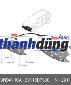 Alternative view of CHẮN BÙN ĐỘNG CƠ NISSAN TEANA 2012 | 75890JN20A