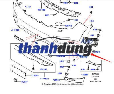 ỐP MẠ ĐÈN GẦM KIA RIO | 865211W510 - Ảnh 3