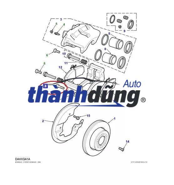 PÍT TÔNG PHANH XE JRD MEGA 2007 | PIT260225 - Ảnh 5