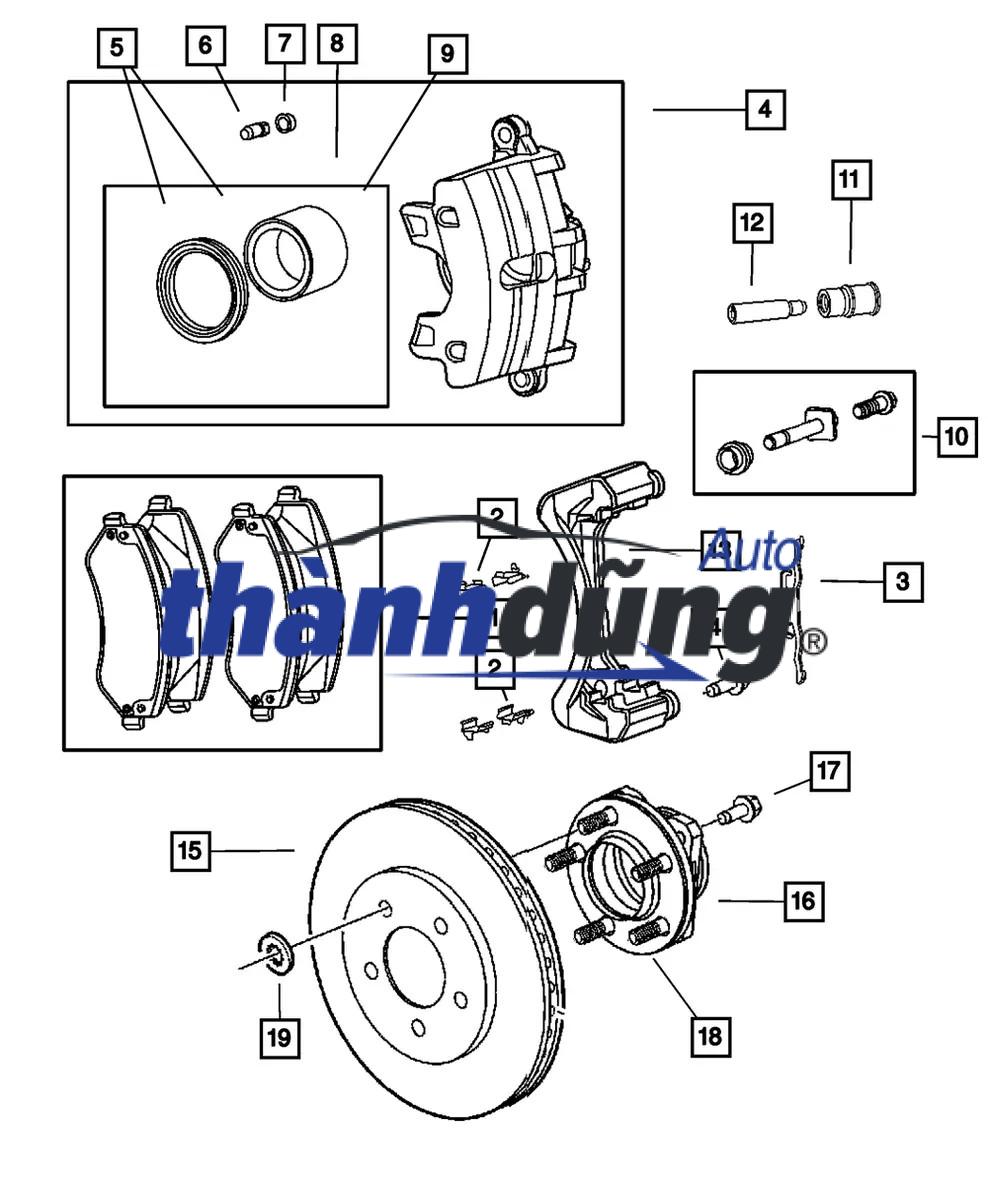 PÍT TÔNG PHANH XE JRD MEGA 2007 | PIT260225 - Ảnh 4