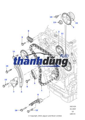 XÍCH CAM SSANGYONG KYRON 2005-2011 | 6659970094 - Ảnh 3
