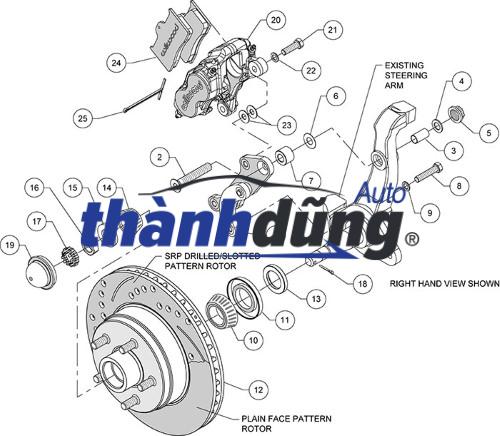 ĐĨA THẮNG TRƯỚC HYUNDAI I10 1.2L 2020 | 51712-0X700 - Ảnh 4