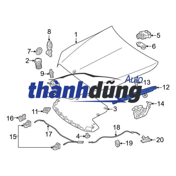 TI CHỐNG CAPO XE PEUGEOT 508 2018 | 7091108 - Ảnh 7