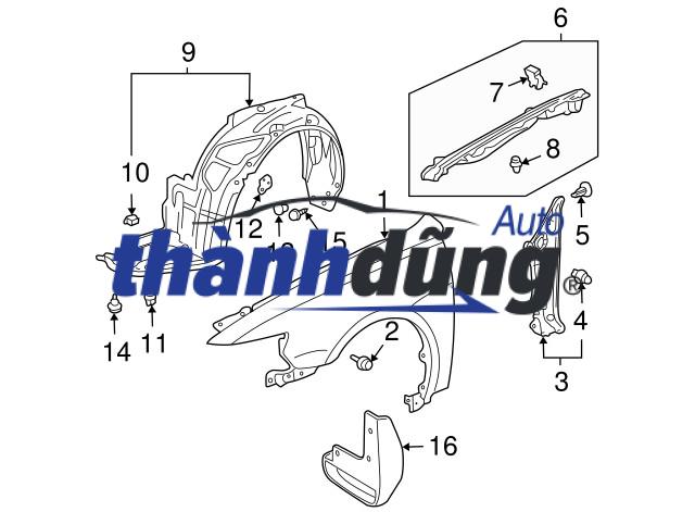 MÁ VÈ TRÁI HYUNDAI SANTAFE 2022 | 66310-S1000 - Ảnh 5
