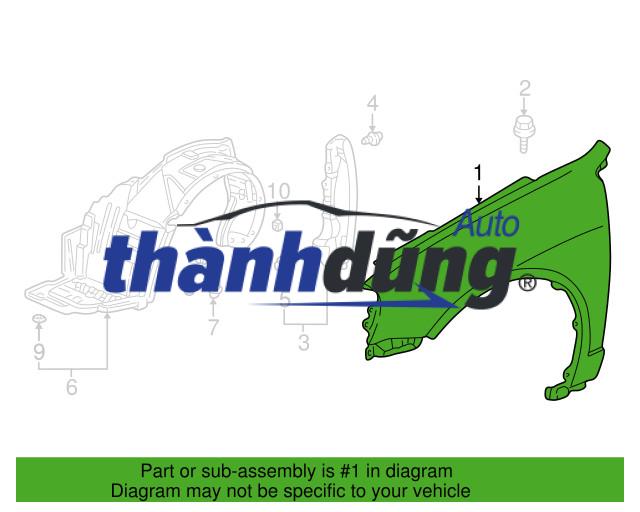 MÁ VÈ TRÁI HYUNDAI SANTAFE 2022 | 66310-S1000 - Ảnh 4