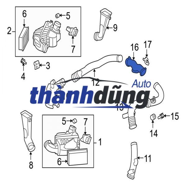 ỐNG GIÓ NẠP HYUNDAI STAREX 2008 | 281404H200 - Ảnh 5