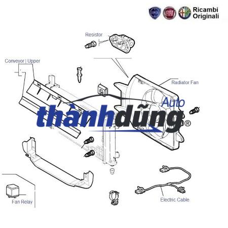 TRỞ QUẠT KÉT NƯỚC FORD FOCUS 2012-2015 | BV613A696AB - Ảnh 5