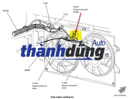 TRỞ QUẠT KÉT NƯỚC FORD FOCUS 2012-2015 | BV613A696AB - Ảnh 6