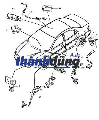 VÀNH CẢM BIẾN ABS SAU HYUNDAI SANTAFE 2012 | 956803J000 - Ảnh 4