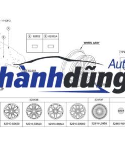 Alternative view of NẮP CHỤP LA ZĂNG CHEVROLET COLORADO 2017 | 52088500