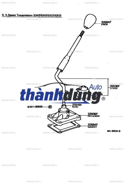 BÀN ĐI SỐ XE CHEVROLET TRAILBLAZER S10 | 13536008 - Ảnh 4